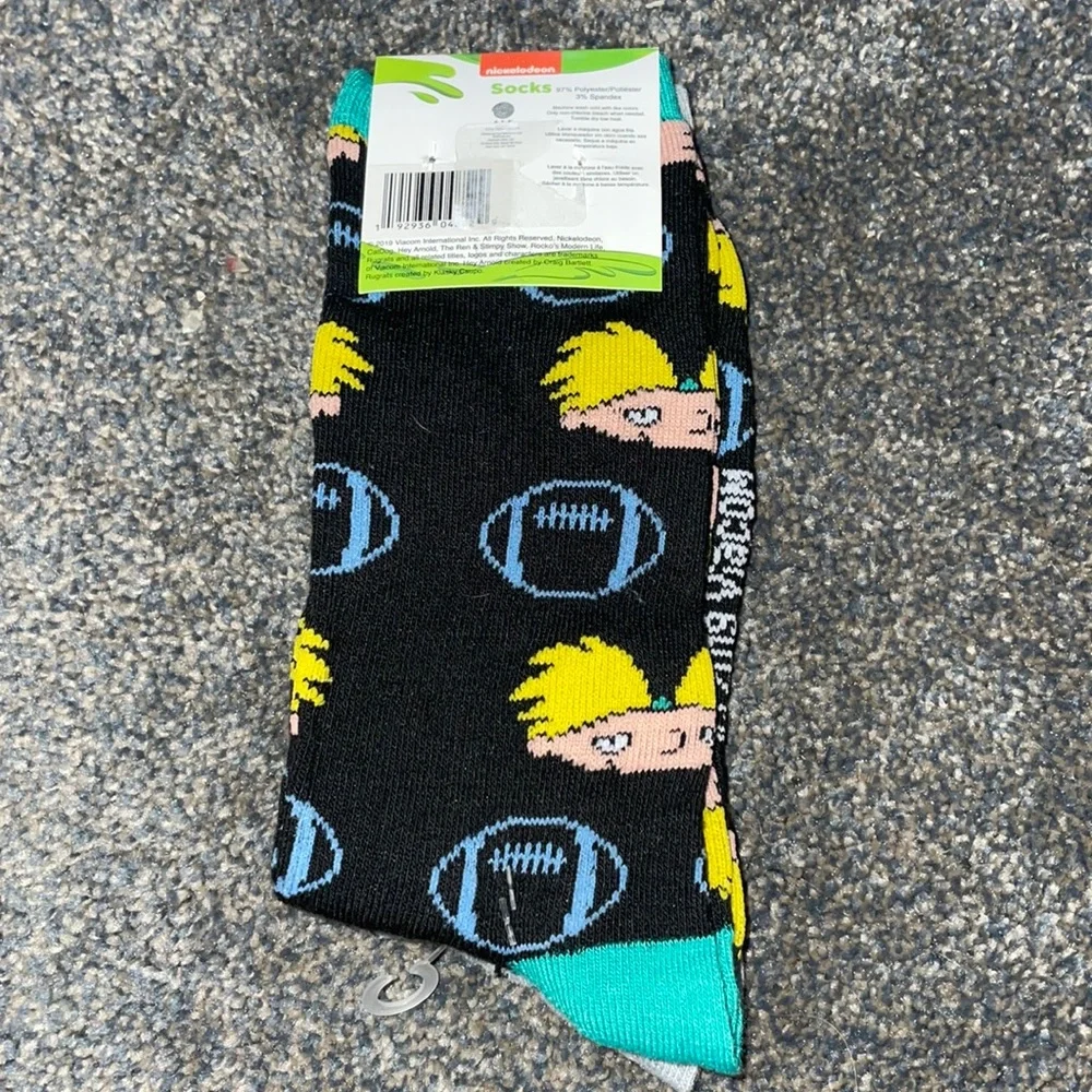 Nickelodeon Hay Arnold 90’s Throwback Socks Set of 2